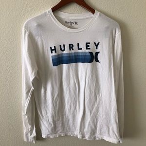 White Hurley long sleeve